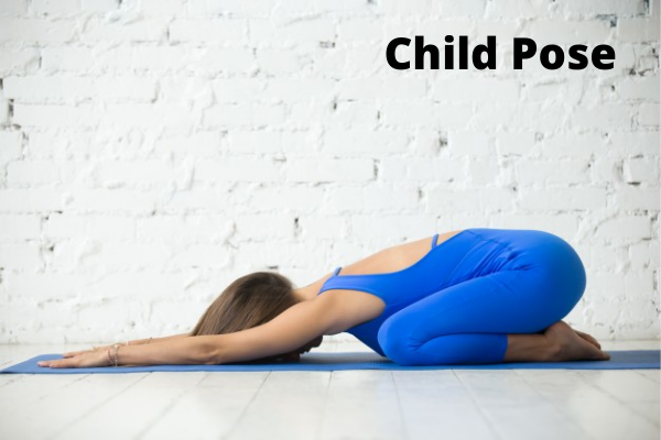 Child pose yoga