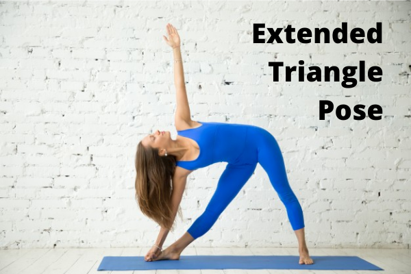 Extended Triangle  Yoga Pose 
