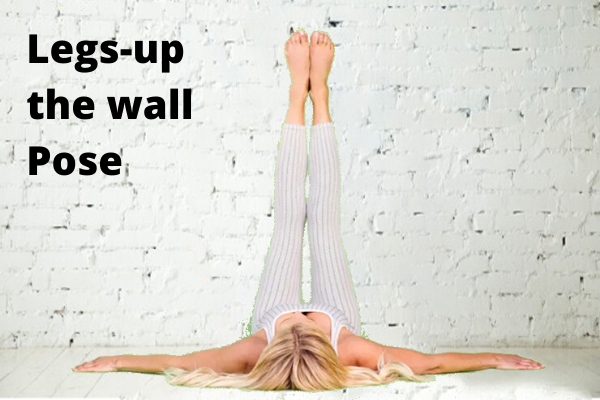 Legs-up the wall Yoga Pose